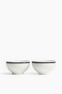 2-Pack Small Porcelain Bowls