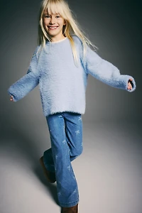 Wide Denim-look Pants