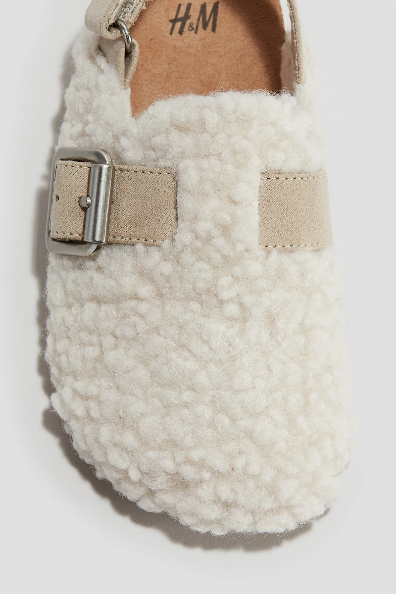 Teddy Fleece Mules