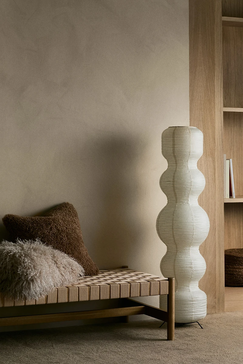 Lampe de sol en papier de riz