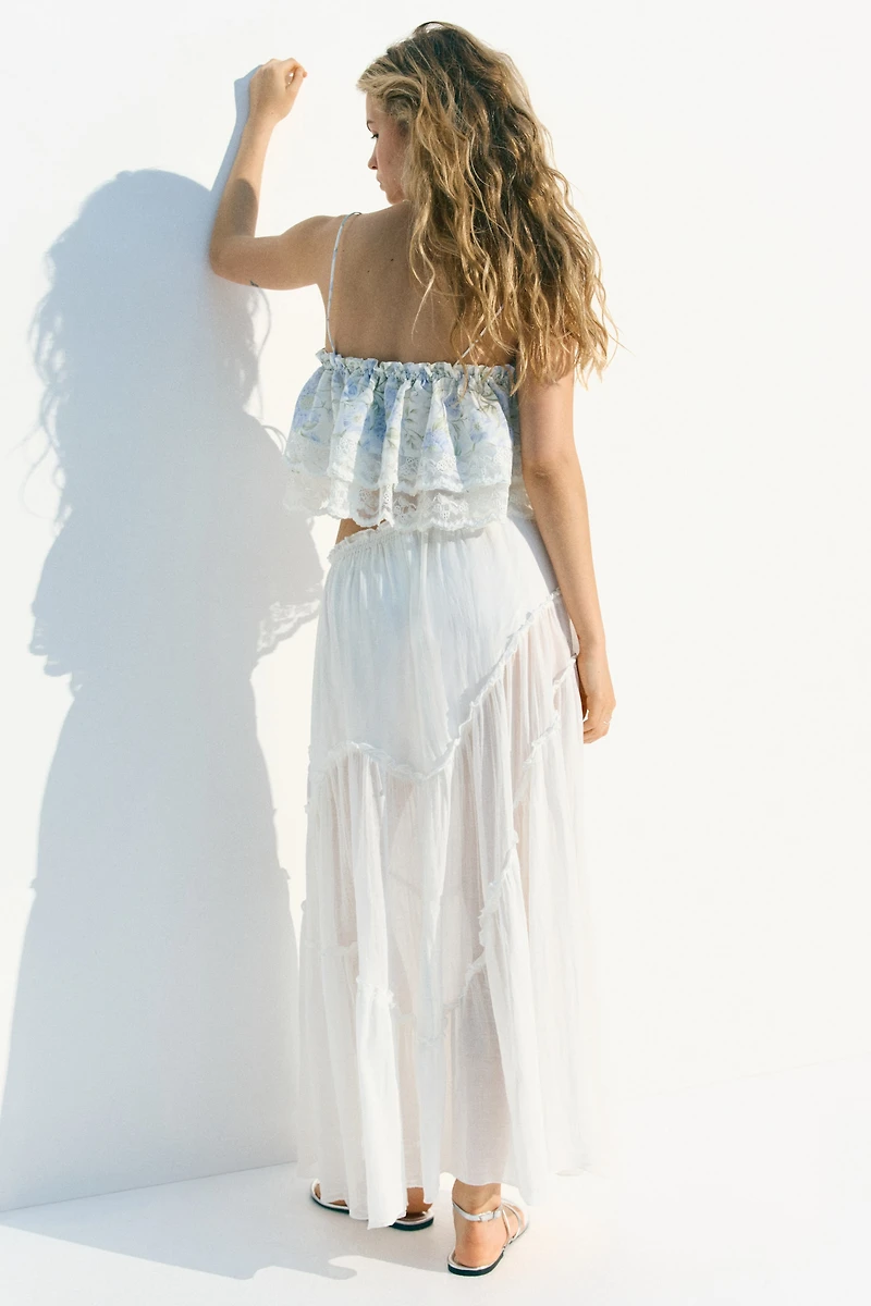 Tiered Maxi Skirt