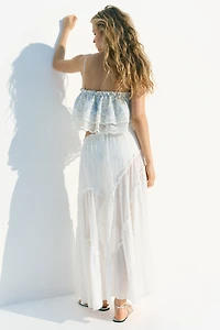 Tiered Maxi Skirt
