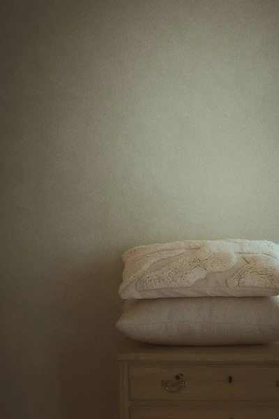 Housse de coussin en coton texturé