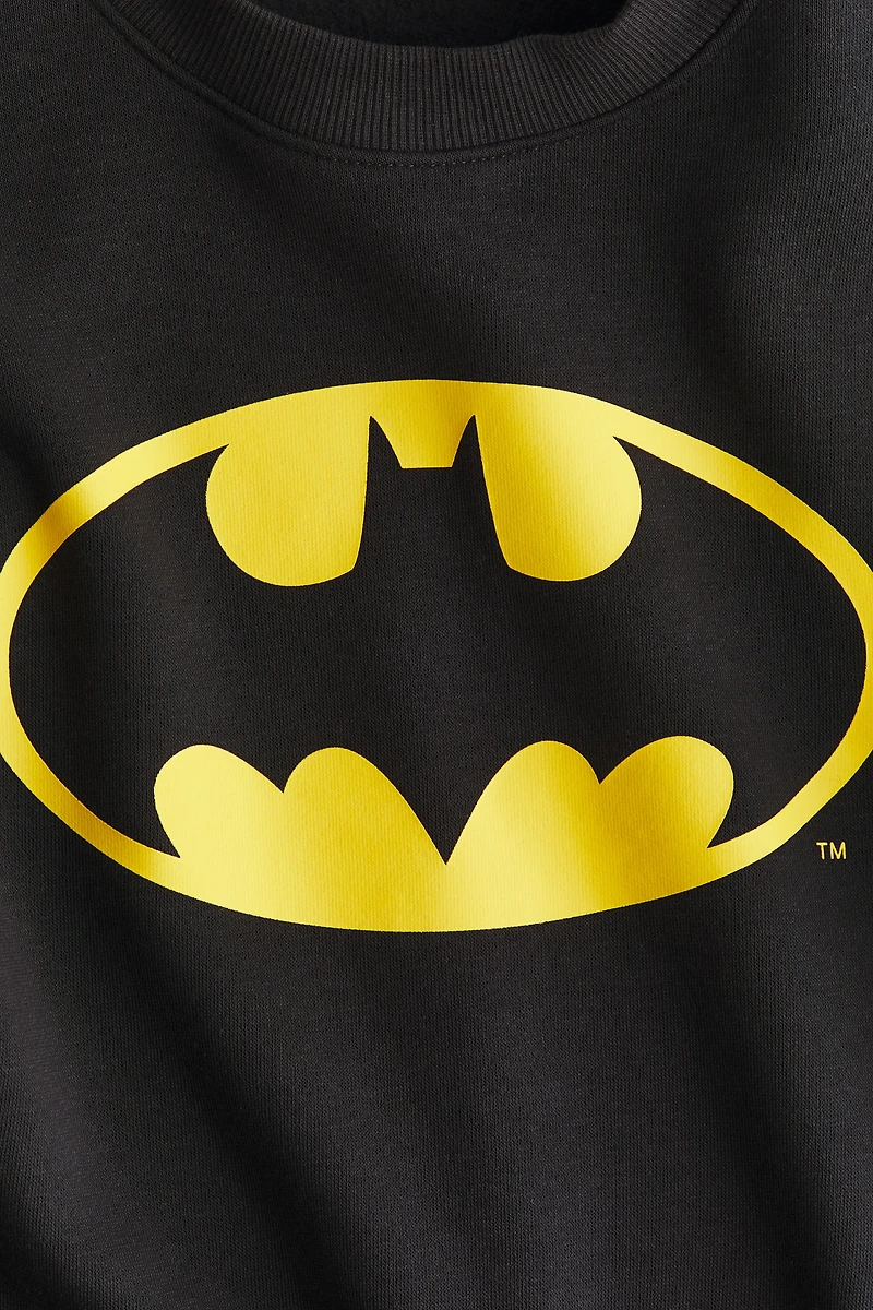 Sweatshirt with Printed Motif