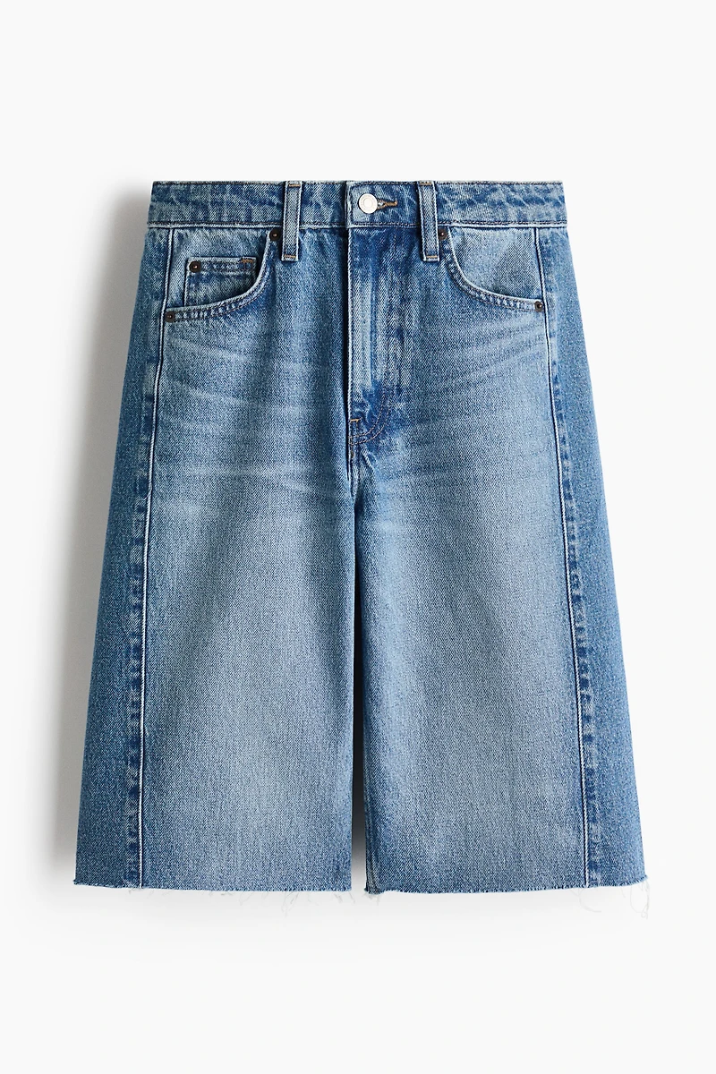 Denim Bermuda Shorts