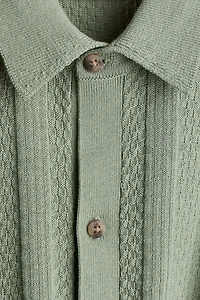 Textured-Knit Shirt