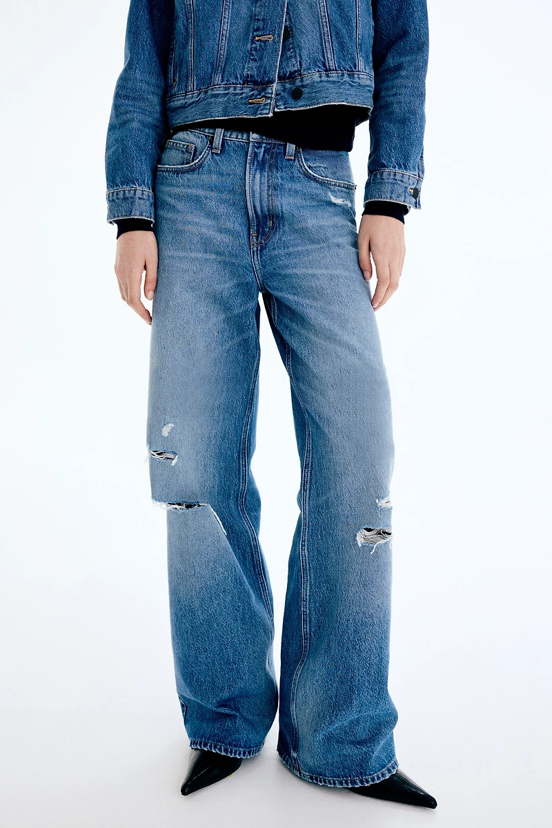 Wide High Waist Jeans