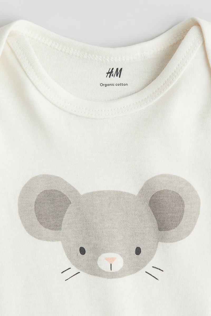 Maillot imprimé à encolure américaine