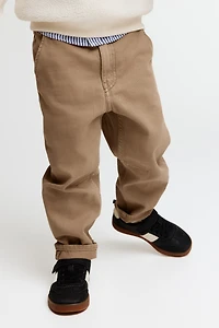 Washed Cotton Twill Pants