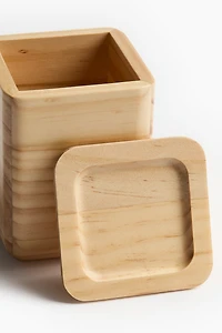 Grande boîte de rangement en bois