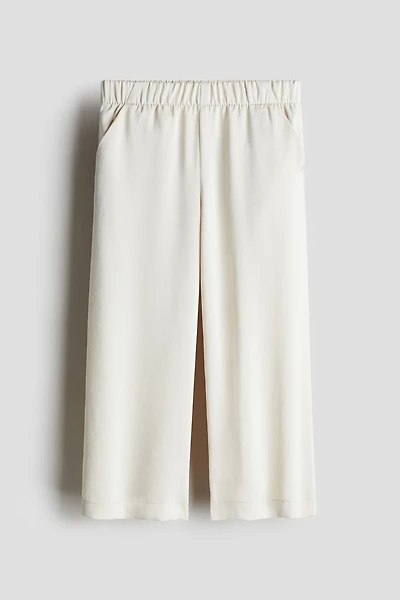 Pantalon à jambes larges