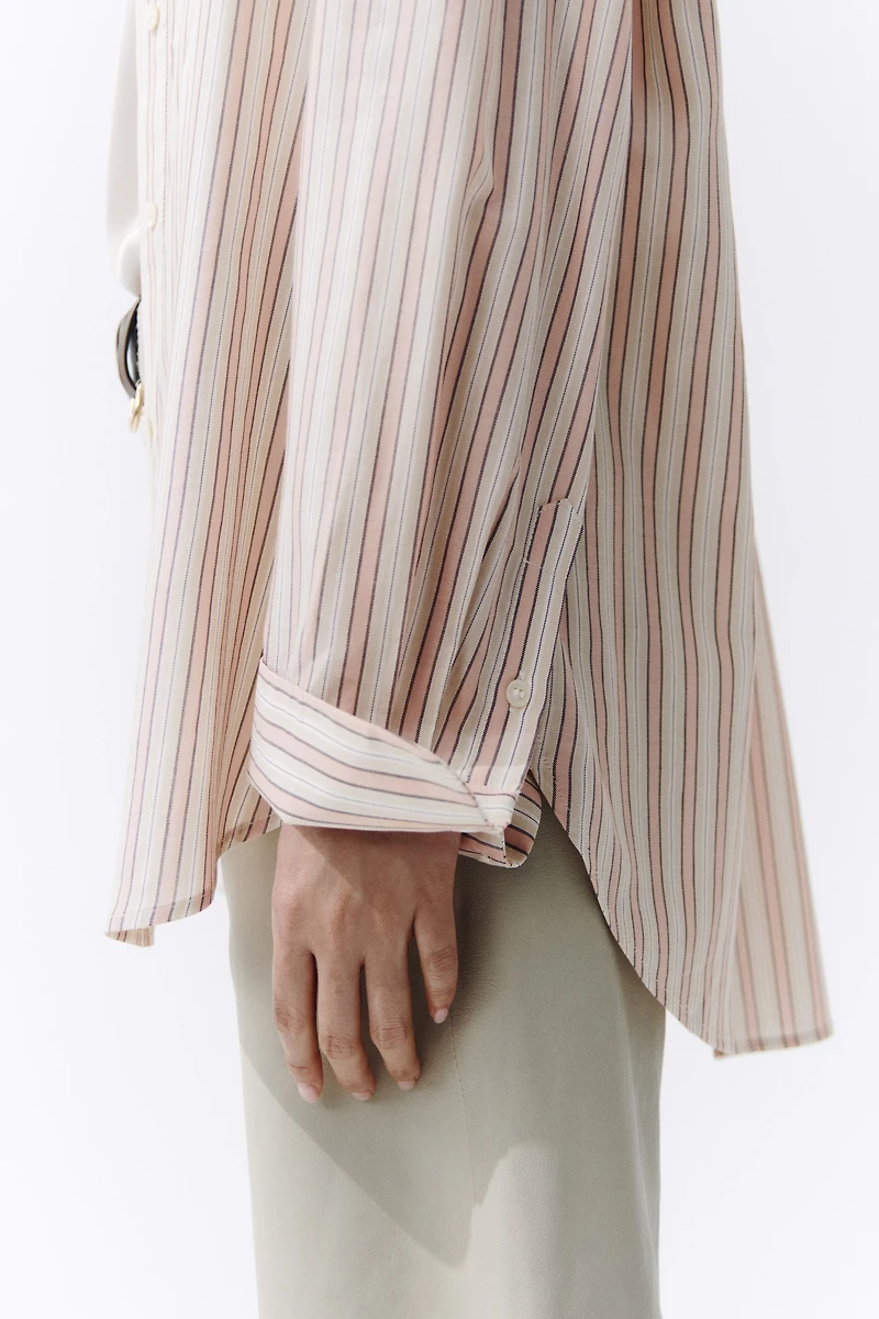 Oversized Lyocell-Blend Shirt