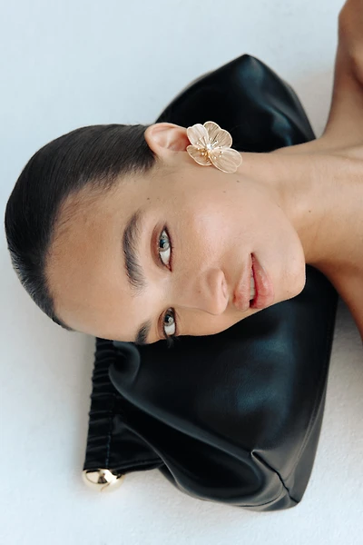 Flower-Shaped Earrings