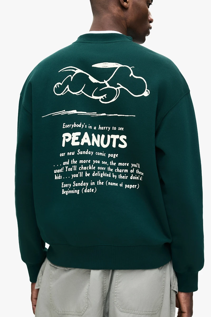 Oversized Printed Sweatshirt