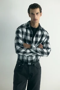 Relaxed-Fit Flannel Shirt