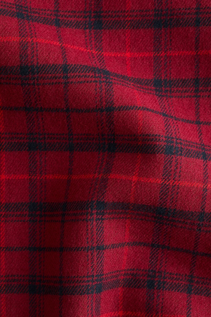 Relaxed-Fit Flannel Pants