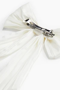 Barrette avec nœud
