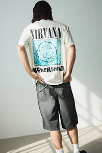 Loose Fit Vintage-Look Printed T-Shirt