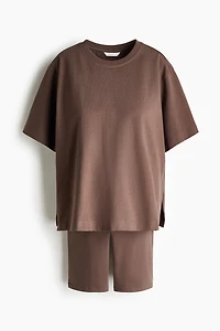 MAMA 2-Piece Cotton Jersey Set