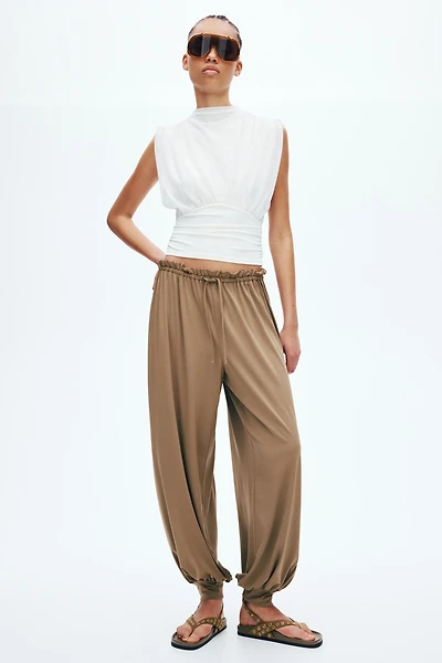 Pantalon en jersey avec jambes ballon