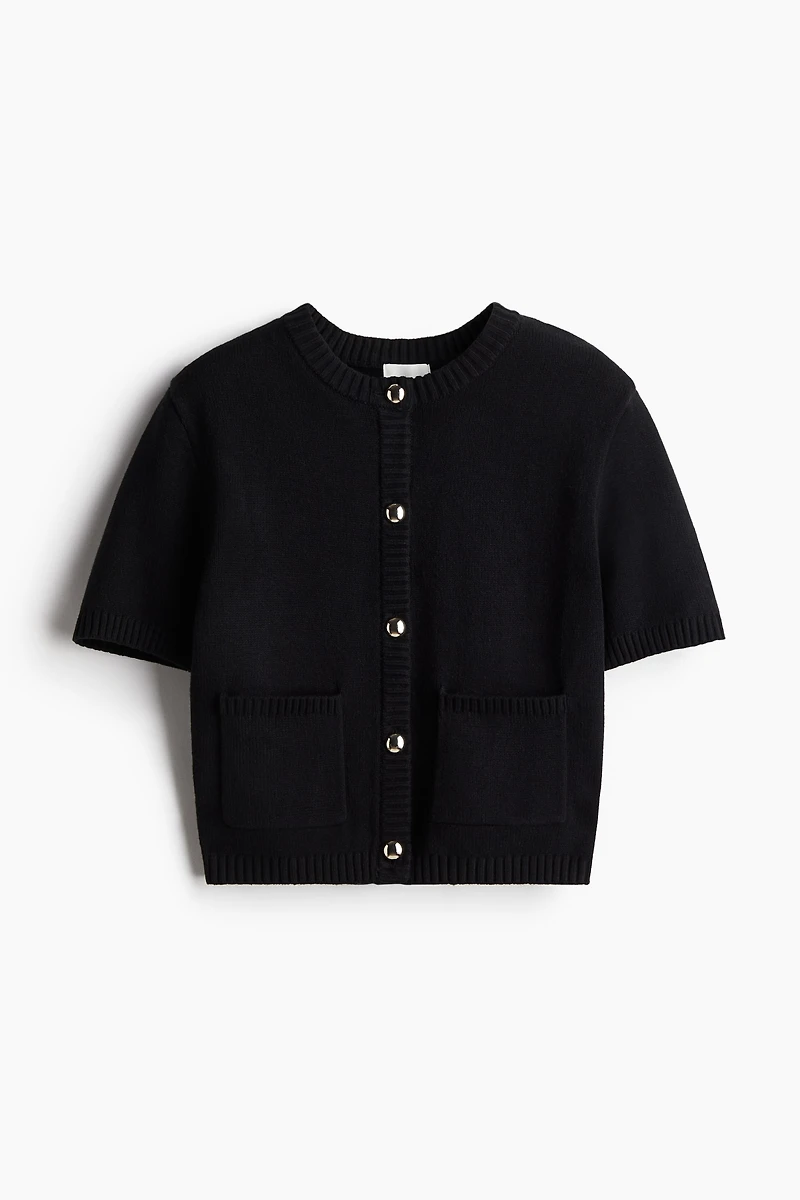 Short-Sleeved Cardigan