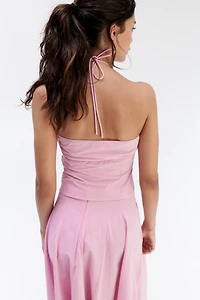 Cotton Halterneck Top