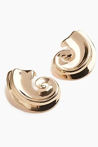 Seashell-Shaped Earrings