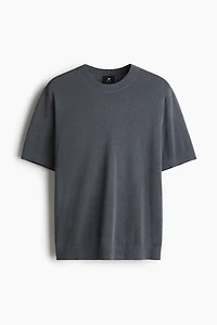 Regular Fit Hole-Knit T-Shirt