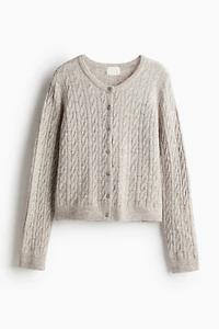 Gilet en tricot torsadé