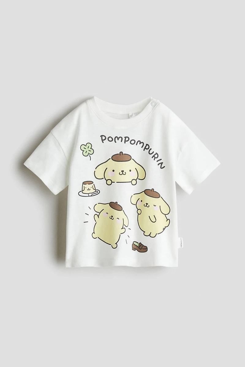 T-Shirt with Printed Motif