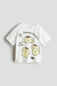 T-Shirt with Printed Motif