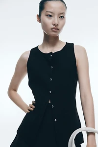 Fine-Knit Vest