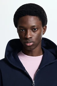 Veste à capuchon fermeture éclair grande taille