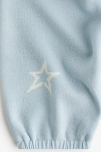 Pantalon de jogging en fin tricot laine mérinos