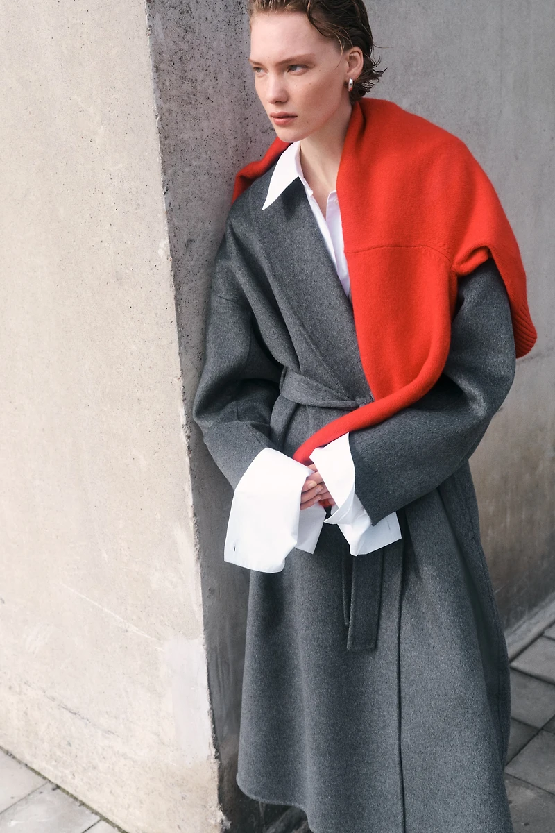 Handmade Wool-Blend Coat