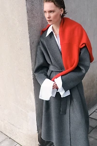 Handmade Wool-Blend Coat