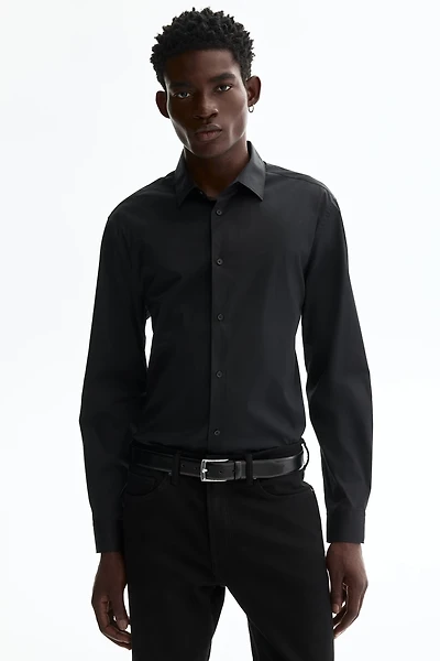 Slim-Fit Stretch Shirt