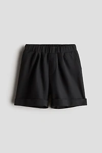 Loose-Fit Cotton Jersey Shorts
