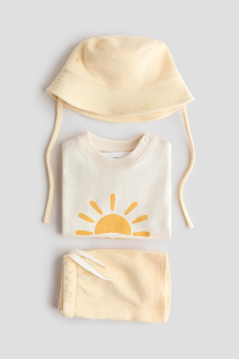3-Piece Jersey and Terry Set