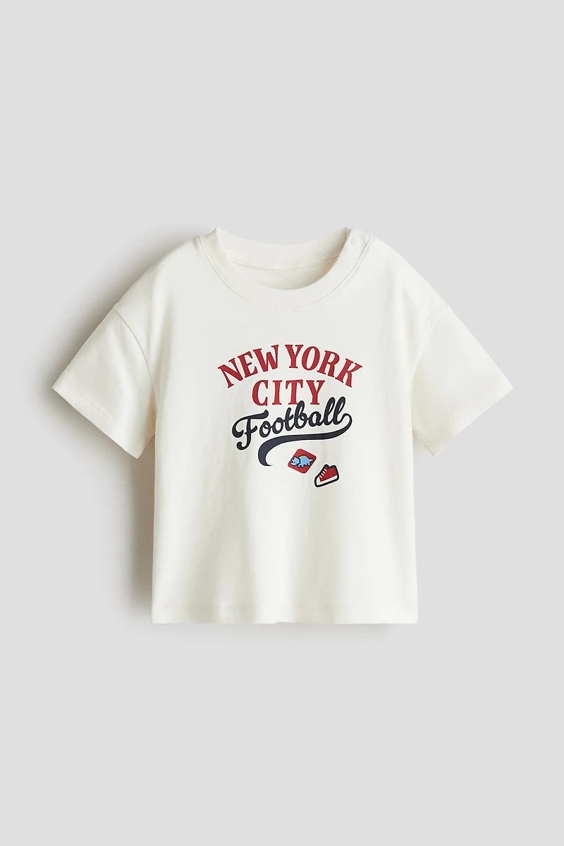 Printed Cotton T-Shirt