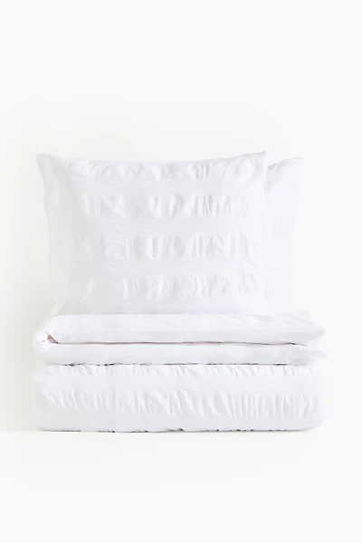 Ensemble de couette lit double/très grand en coton