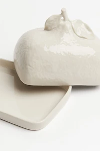 Stoneware Butter Dish