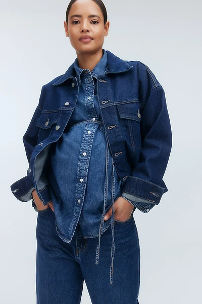 MAMA Before & After Denim Shirt