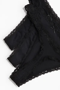 Lot de 3 Tanga en microfibre