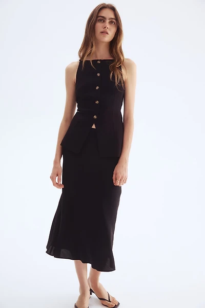 Flared Slip Skirt