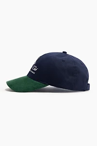 Corduroy-Visor Twill Cap