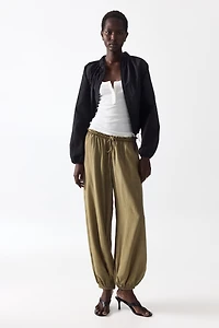 Balloon Pants with Drawstring