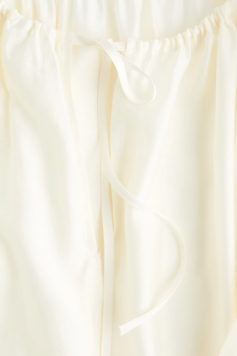 Drawstring-Detail Blouse