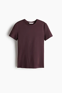 Fitted Cotton-Blend T-Shirt