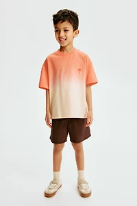 Linen-Blend Drawstring Shorts